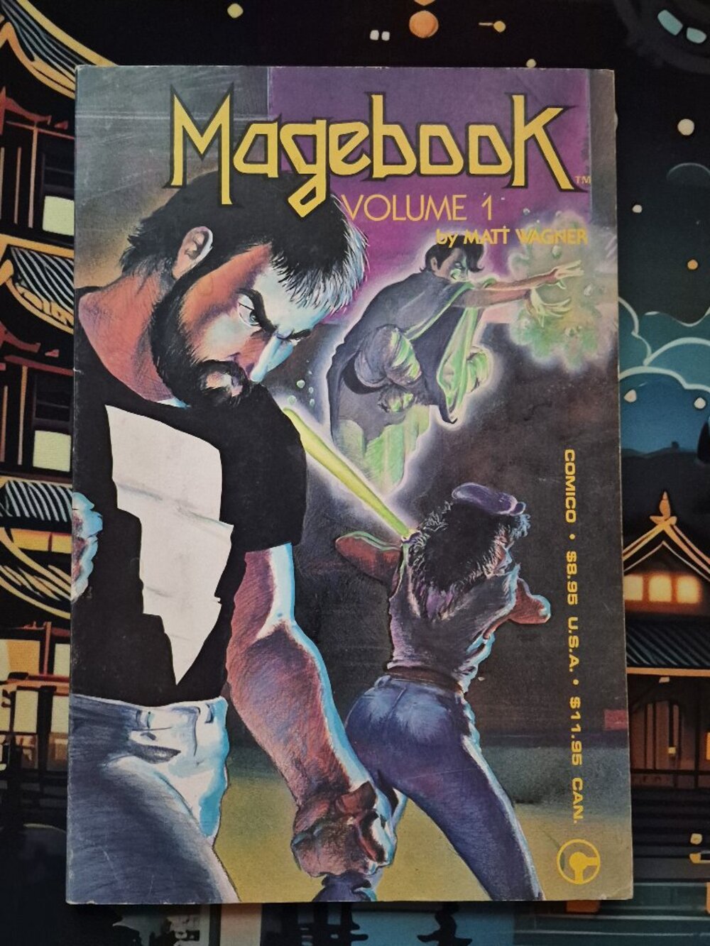 Magebook Volume 1 Matt Wagner Comico 1985 1st Print TPB Mage 1-4 Hero Discovered